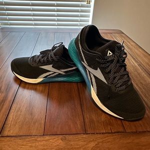 Reebok Nano Crossfit. Size 10. Black / Teal. Excellent Condition